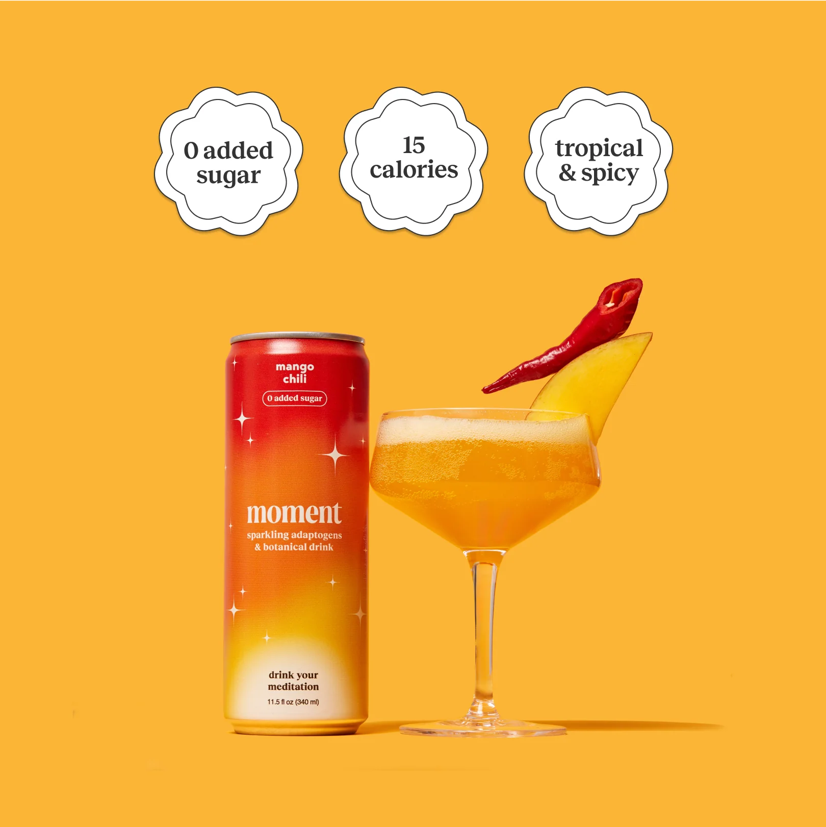mango chili (botanical soda | 12 pack) - Image 3