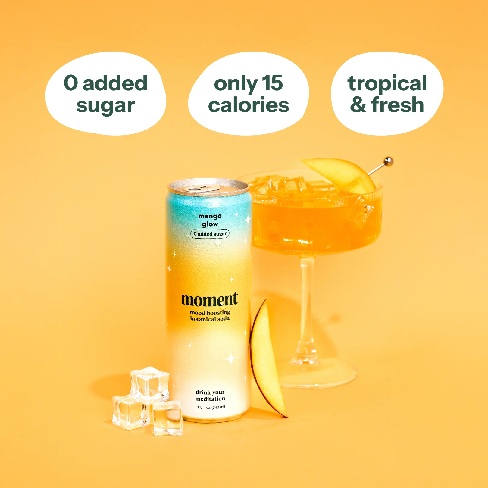 mango glow (botanical soda | 12 pack) - Image 6