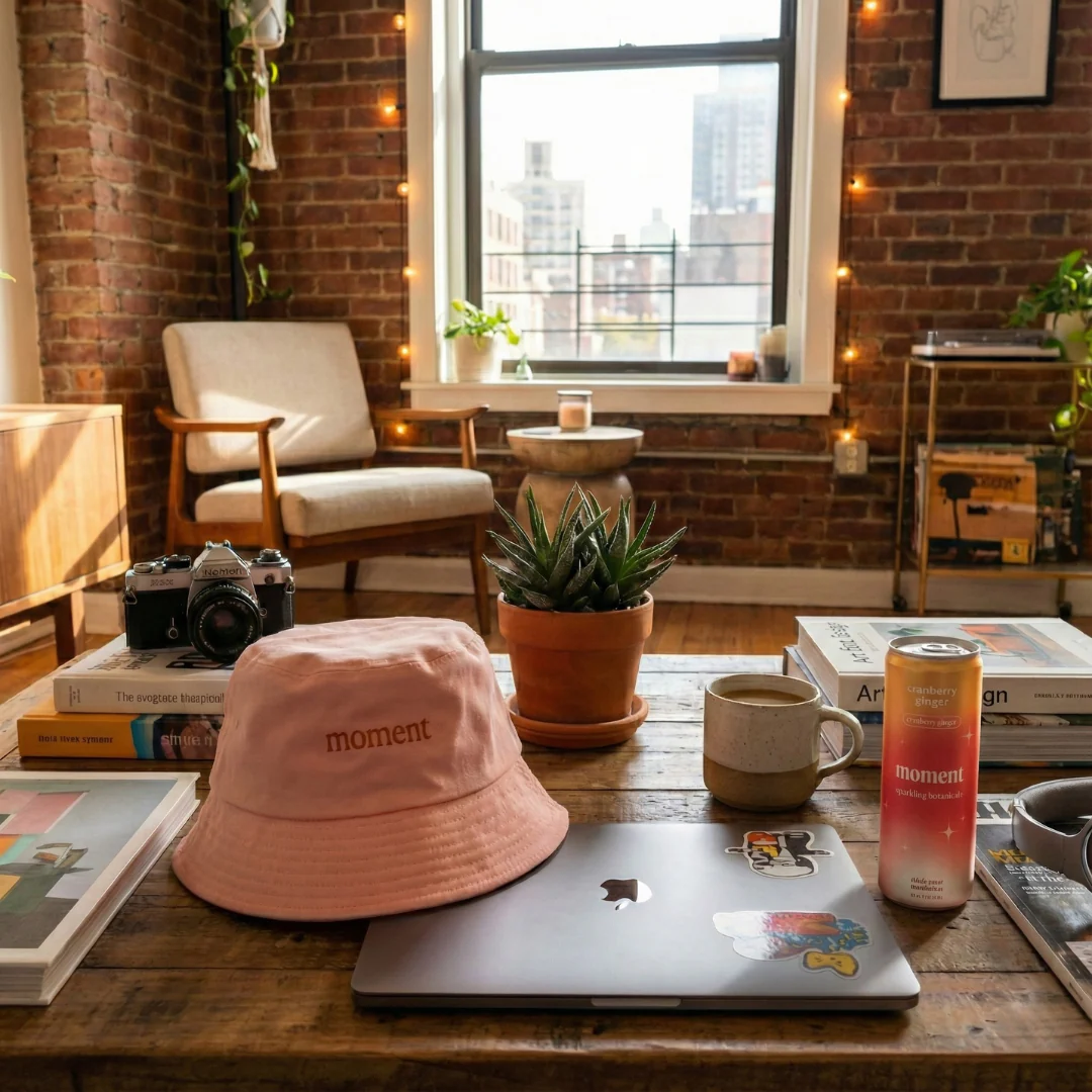 moment rose cloud bucket hat - Image 3