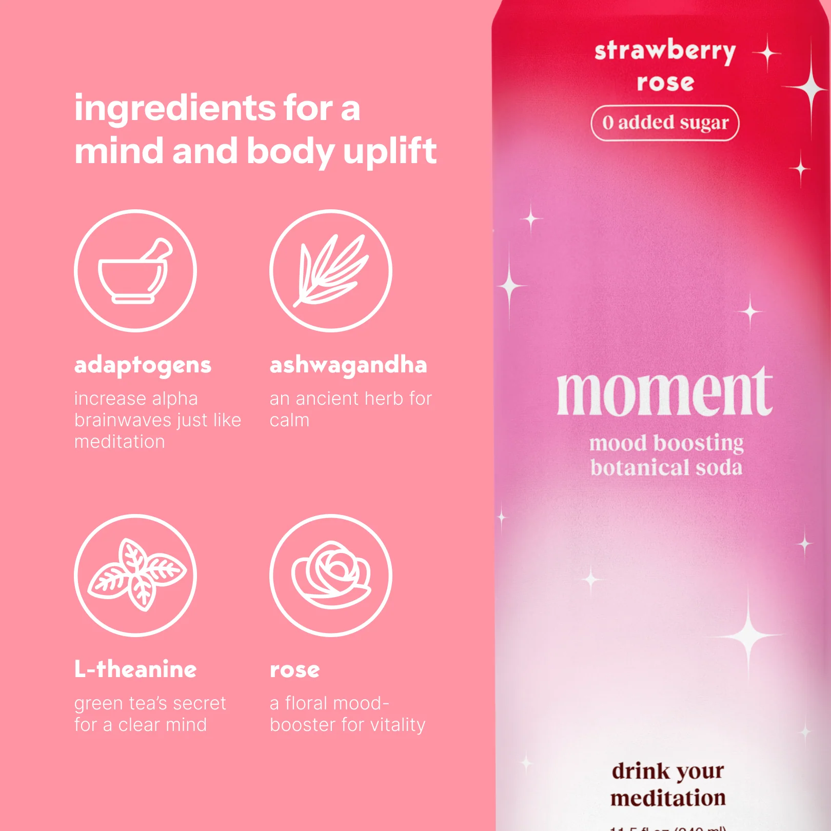 strawberry rose adaptogen drink (24 pack) - Image 4